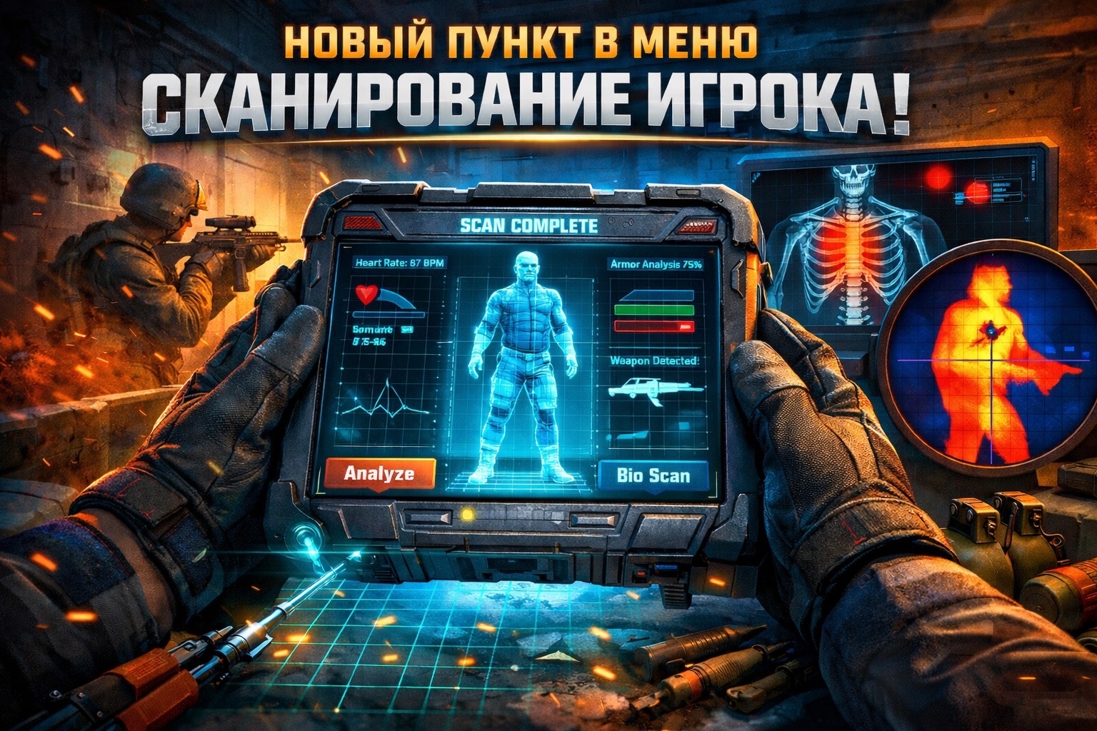 Сканирование на читы